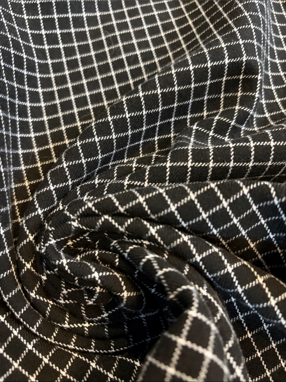 JULES & LEOPOLD | Black Grid-Print Women's Trousers - Picture 12 of 15